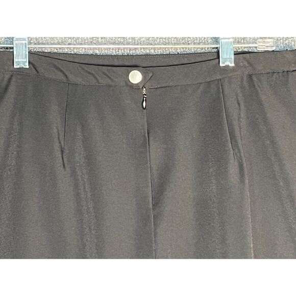 Isaac Mizrahi Target Midi Pencil Skirt Zip Slit High Waisted Black Womens Size 8 - Picture 6 of 12